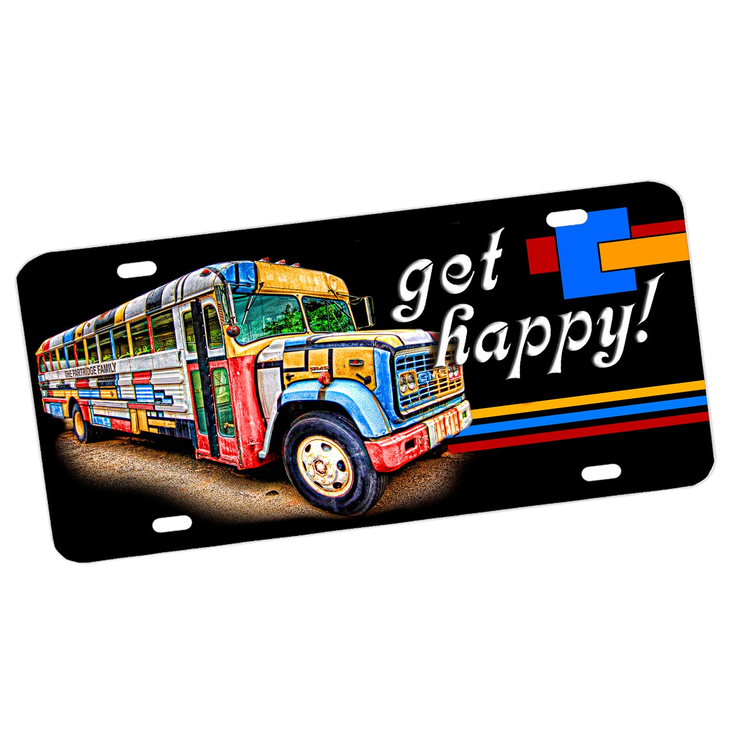 LP-293 Partridge Family Bus WEB License Plate