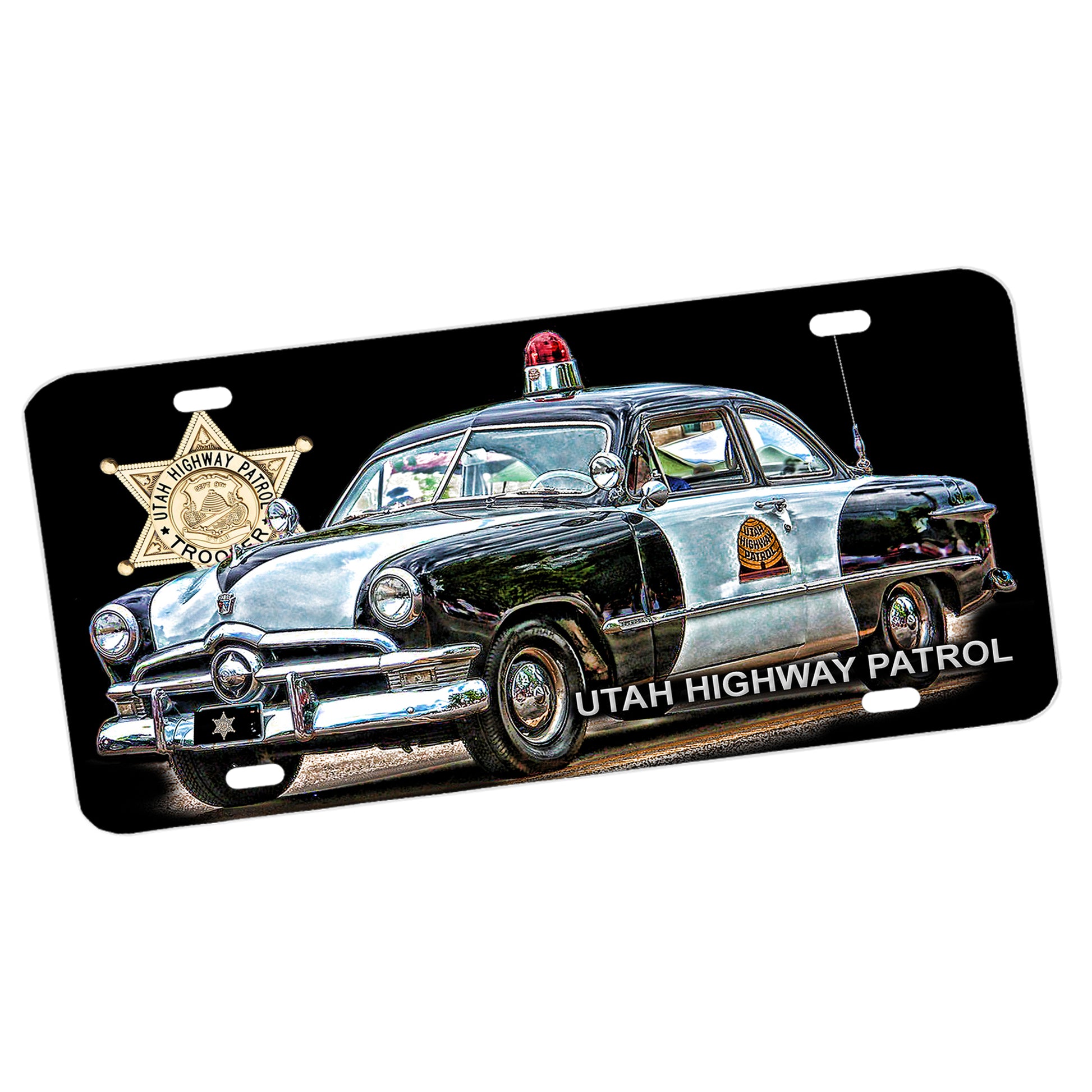 LP-270 Police Utah Hwy Patrol WEB License Plate