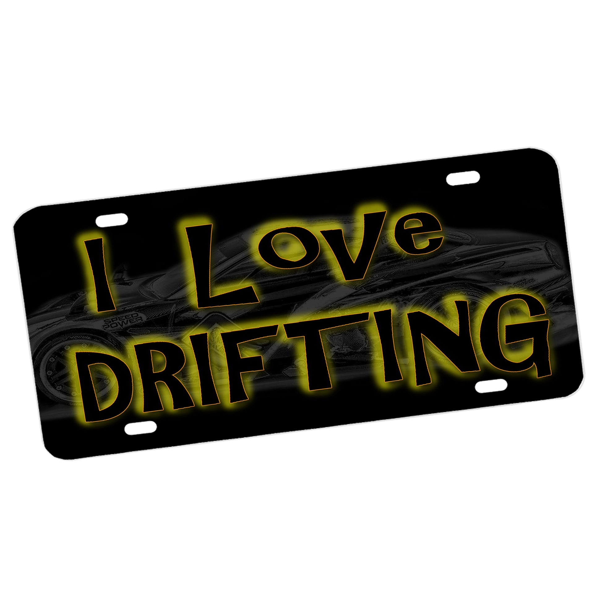 LP-300 I Love Drifting WEB License Plate