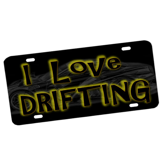 LP-300 I Love Drifting WEB License Plate