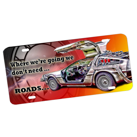 LP-277 Back To The Future WEB License Plate