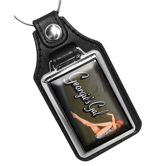 KR-056 Key Ring - USAF Air Force Nose Art Georgie's Girl