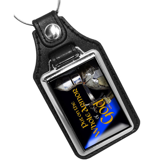 KR-066-1 Key Ring - Put On The Whole Armor of God Police