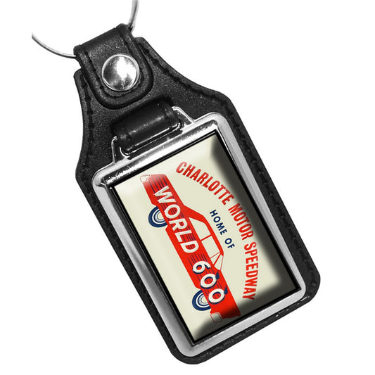 KR-1028 Key Ring - Vintage  Charlotte Motor Speedway World 600