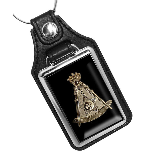 KR-1044 Key Ring - Mason Shriners 14th Perfect Elu Design