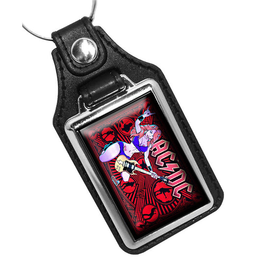 KR-1048 Key Ring - Vintage A/C D/C Pinball Machine Design