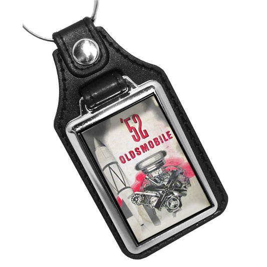 KR-1100 Key Ring - Classic 1959 Oldsmobile Engine Brochure Design