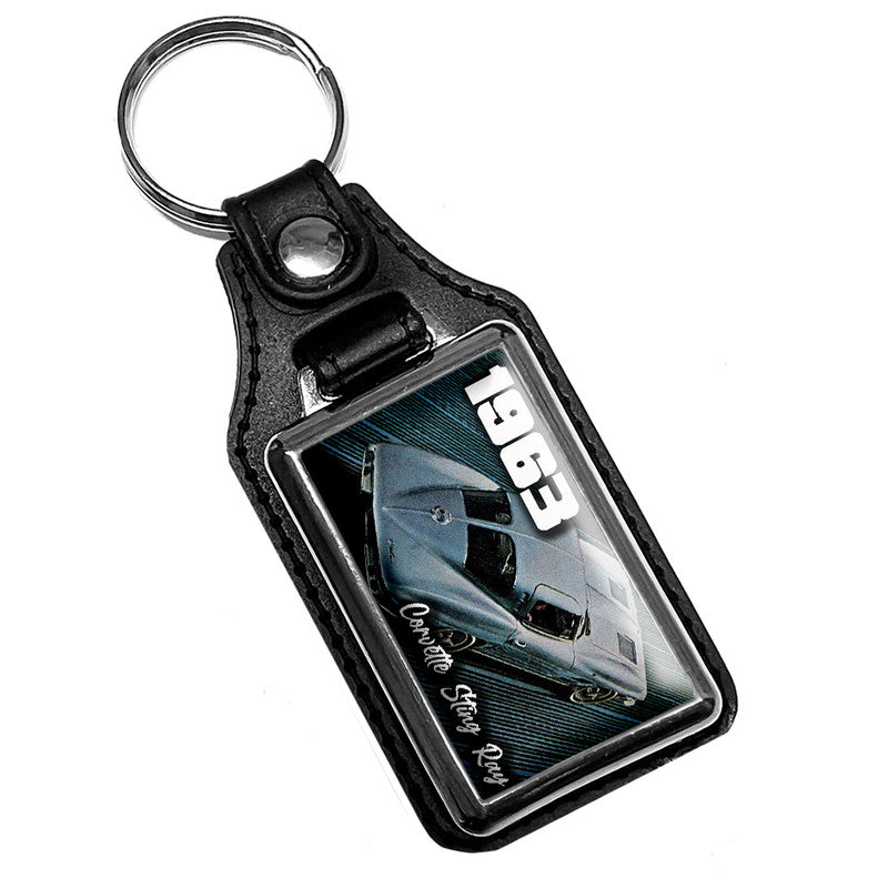 KR-1138 Key Ring - Classic 1963 Corvette Sting Ray Split Window