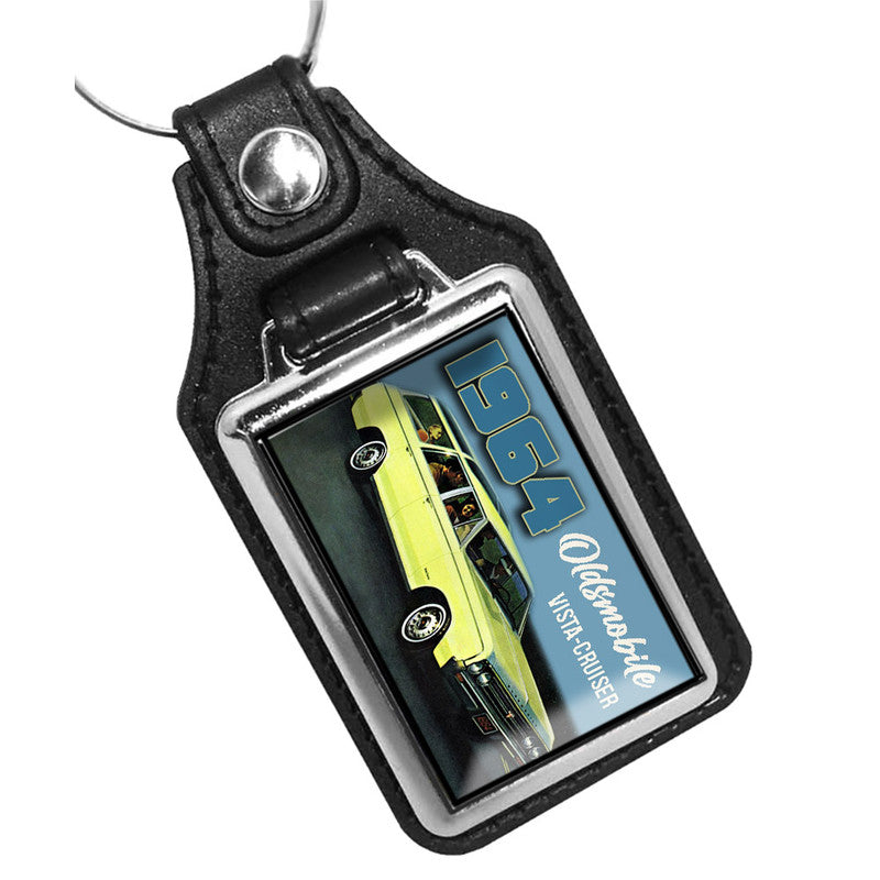 KR-1164 Key Ring - Classic 1964 Oldsmobile Vista Cruiser Station Wagon
