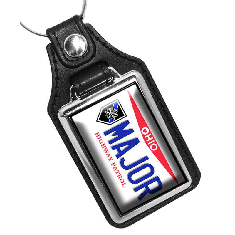KR-1175 Key Ring - Ohio Highway Patrol Major Rank TBL