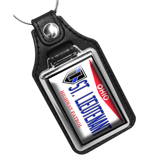 KR-1180 Key Ring - Ohio Highway Patrol St. Lieutenant Rank TBL