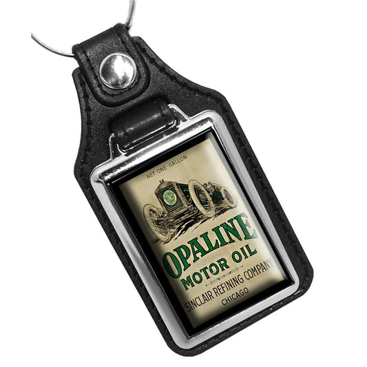 KR-121 Key Ring - Opaline Motor Oil Gasoline Sign Design
