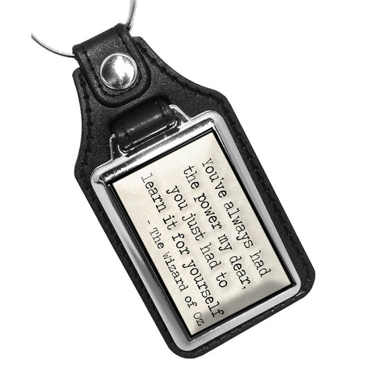 KR-1219 Key Ring - Novelty Quote From The Wizard of Oz Movie
