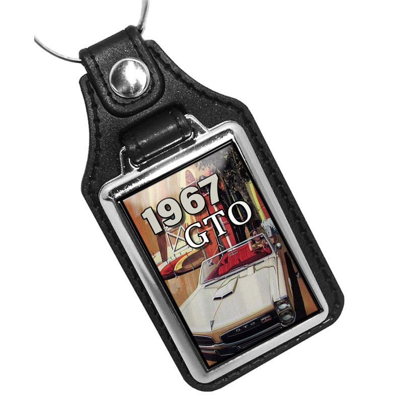 KR-1233 Key Ring - Classic 1967 Pontiac GTO Convertible