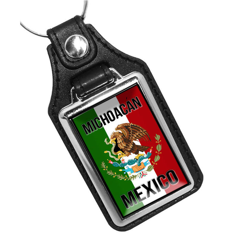 KR-1240-16 Key Ring - Mexico cities and Towns Michoacan