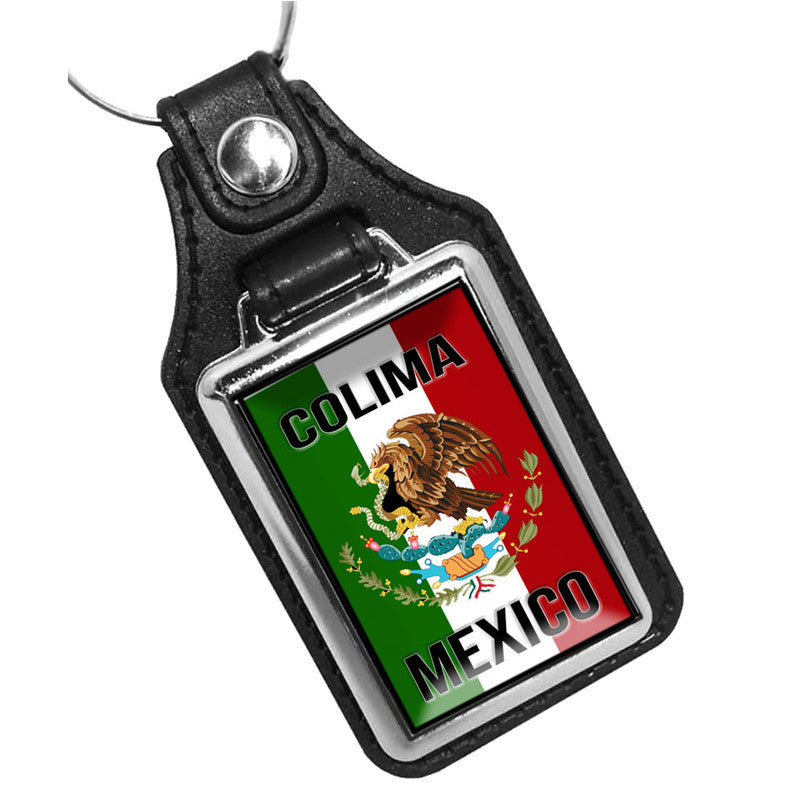 KR-1240-8 Key Ring - Mexico cities and Towns Colima