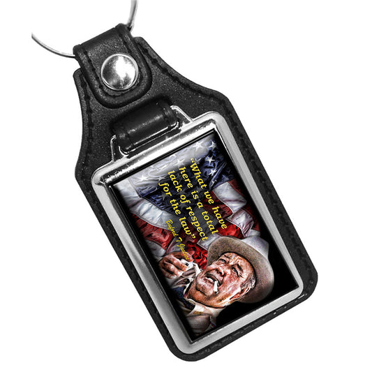 KR-1274 Key Ring - Smokey And The Bandit Movie Sheriff Bufor Justice