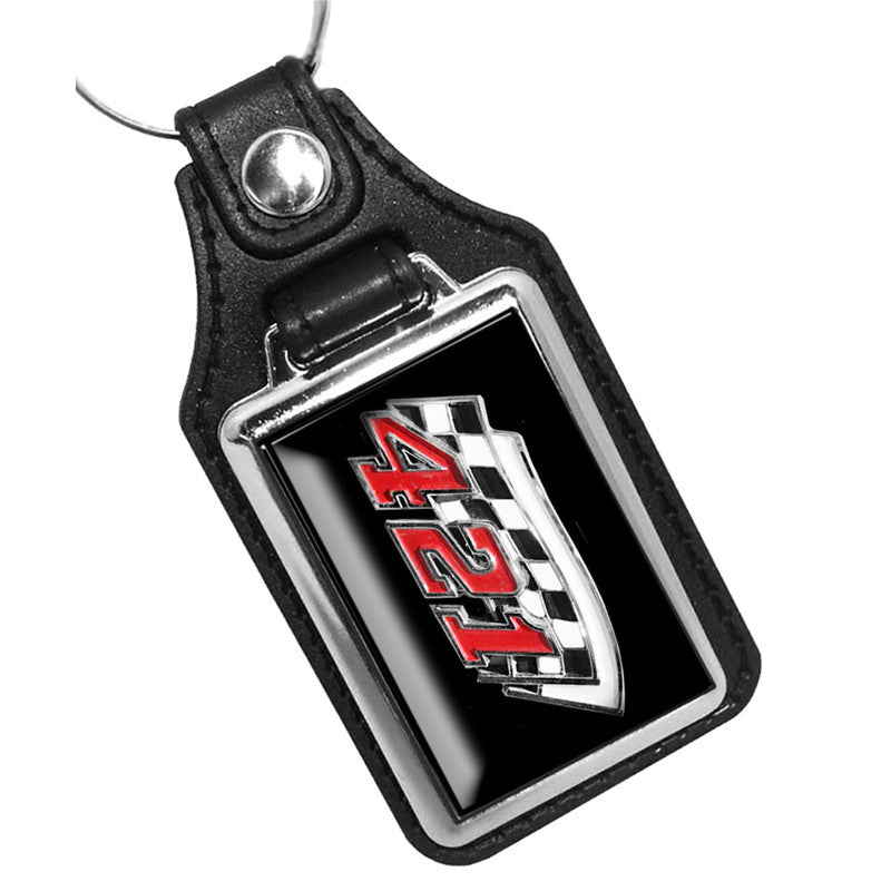 KR-1286 Key Ring - Classic 1964 Pontiac Grand Prix 421 Engine