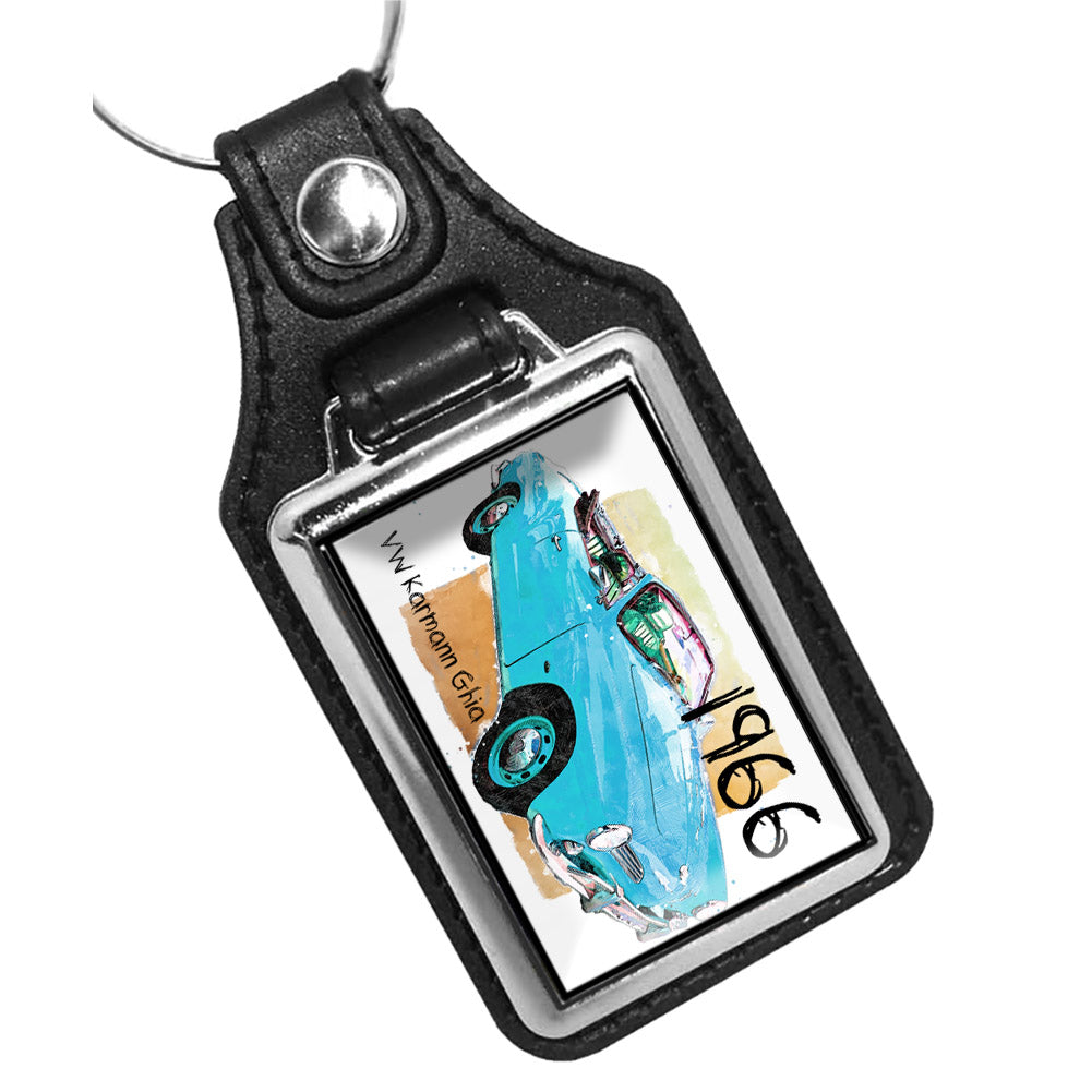 KR-1300 Key Ring - Classic 1966 Karmann-Ghia Sports Car