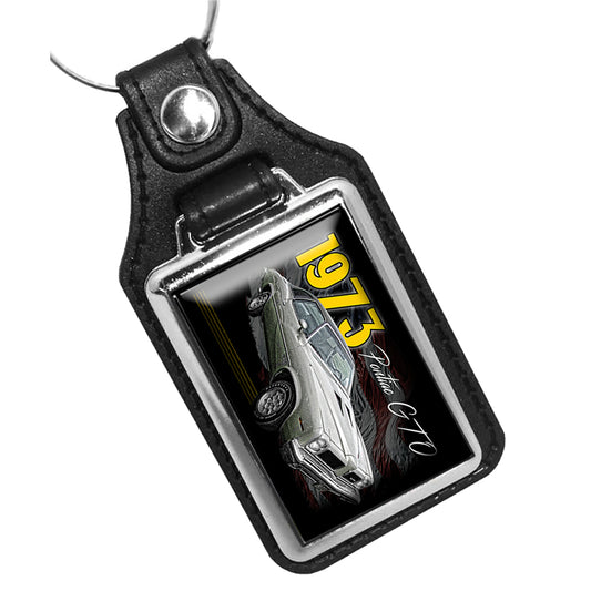 KR-1419 Key Ring - Classic 1973 Pontiac GTO Muscle Car