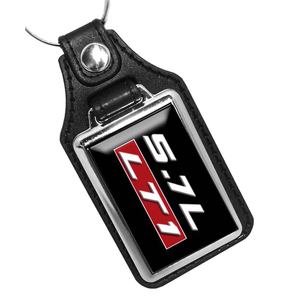 KR-1424 Key Ring - Classic 5.7L LT1 Corvette Engine Emblem