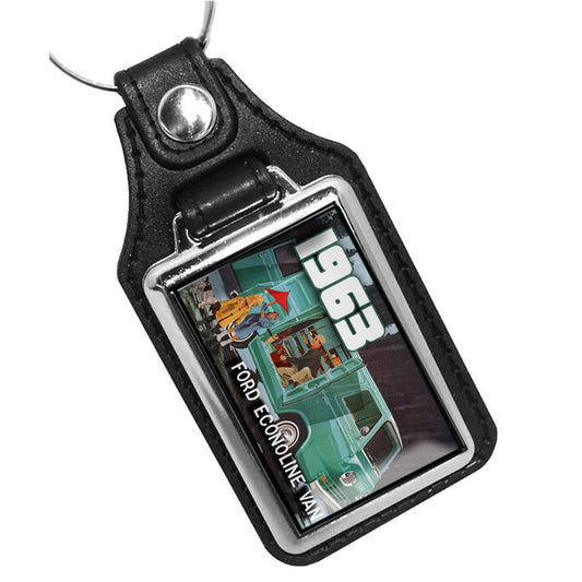 KR-1554 Key Ring - Classic 1963 Ford Econoline Panel Van