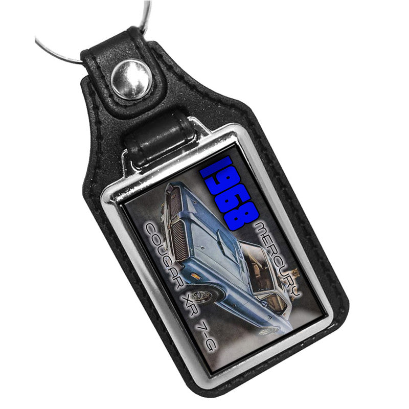 KR-1557 Key Ring - Classic 1968 Mercury Cougar XR 7-G