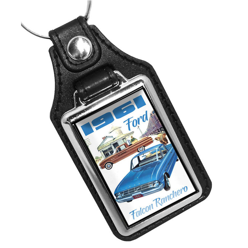KR-1567 Key Ring - Classic 1961 Ford Falcon Ranchero Truck