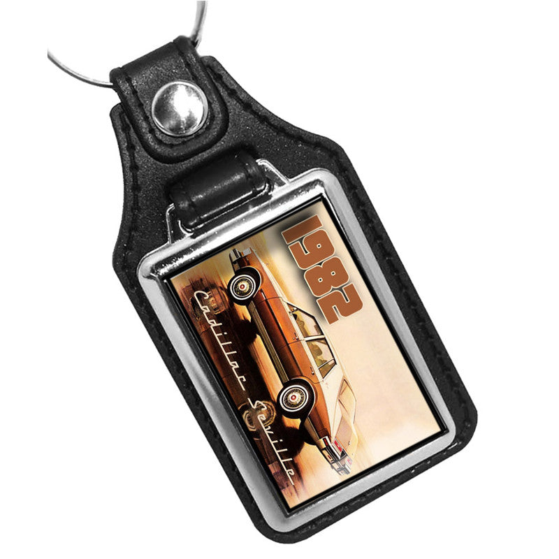 KR-1581 Key Ring - Classic 1982 Cadillac Seville Luxury Car