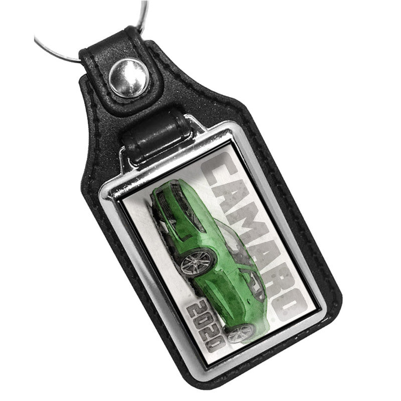 KR-1589 Key Ring - Classic 2020 Chevrolet Camaro Green