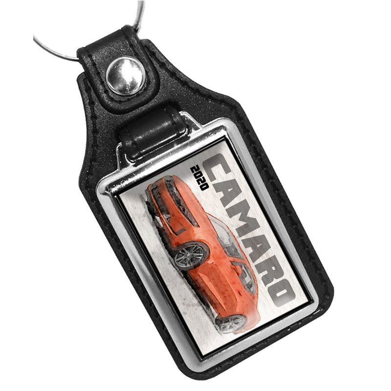 KR-1594 Key Ring - Classic 2020 Chevrolet Camaro Crush Orange
