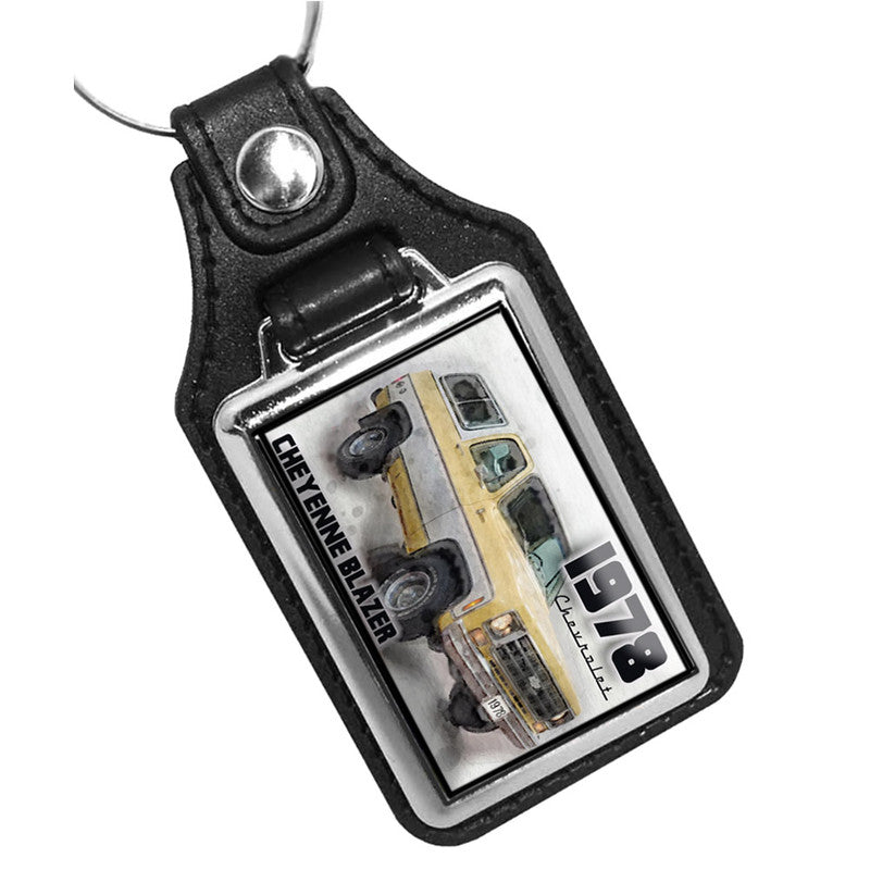 KR-1598 Key Ring - Classic 1978 Cheyenne Blazer 4x4 Truck