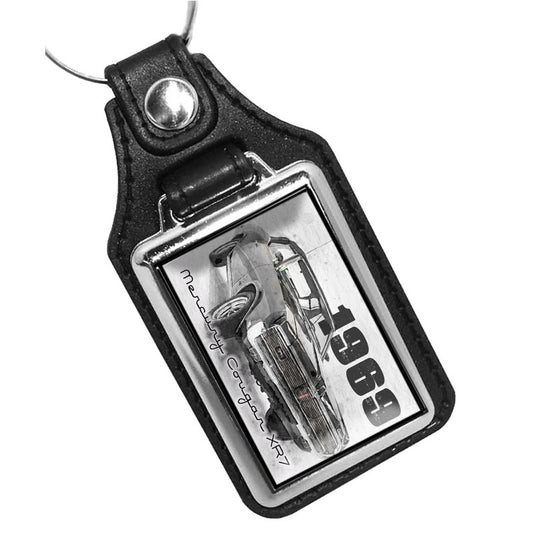 KR-1606 Key Ring - Classic 1969 Mercury Cougar Muscle Car