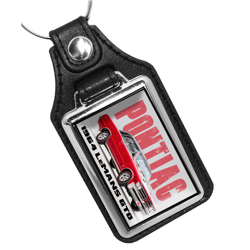 KR-1627 Key Ring - Classic 1964 Pontiac LeMans GTO Muscle Car