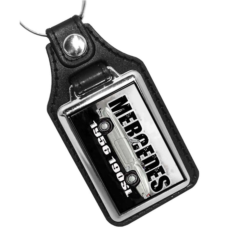KR-1640 Key Ring - Classic 1956 Mercedes 190SL Convertible
