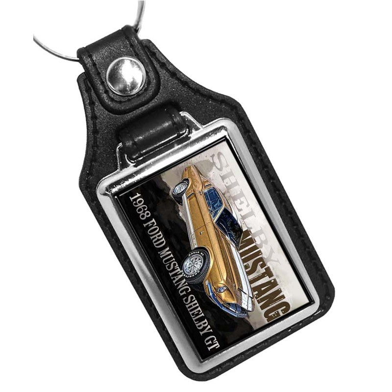 KR-1642 Key Ring - Classic 1968 Ford Mustang Shelby GT