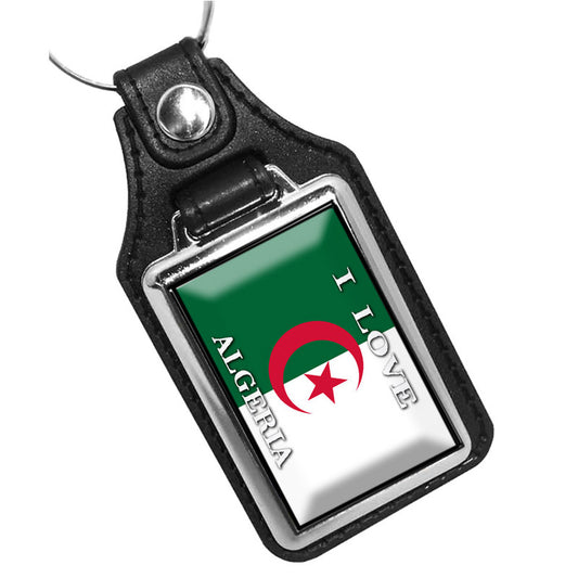 KR-1650 Key Ring - Countries of the World I Love My Algeria
