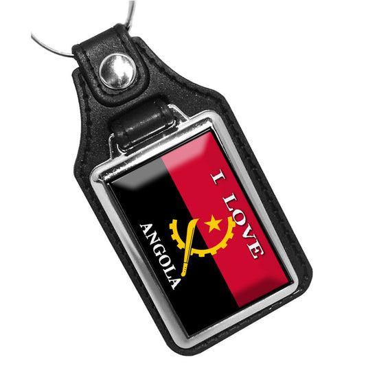 KR-1653 Key Ring - Countries of the World I Love My Angola