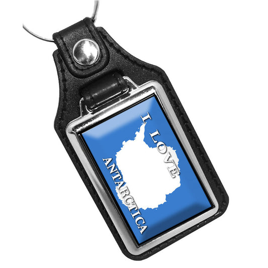 KR-1655 Key Ring - Countries of the World I Love My Antartica