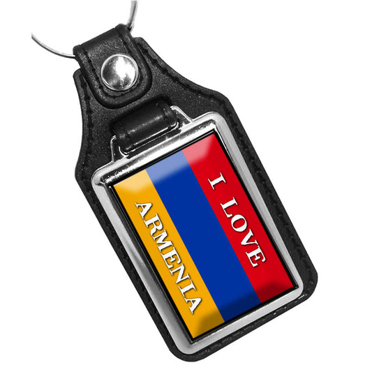 KR-1658 Key Ring - Countries of the World I Love My Armenia