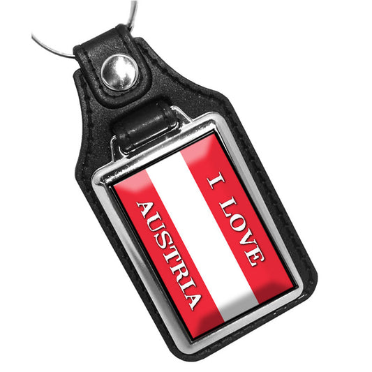 KR-1661 Key Ring - Countries of the World I Love My Austria