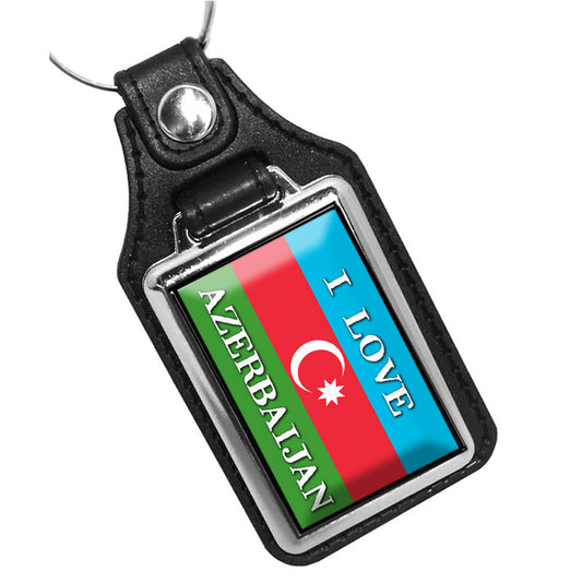 KR-1662 Key Ring - Countries of the World I Love My Azerbaijan