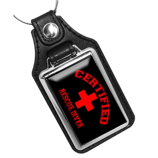 KR-1677 Key Ring - Certified Rescue Diver EMS Paramedic