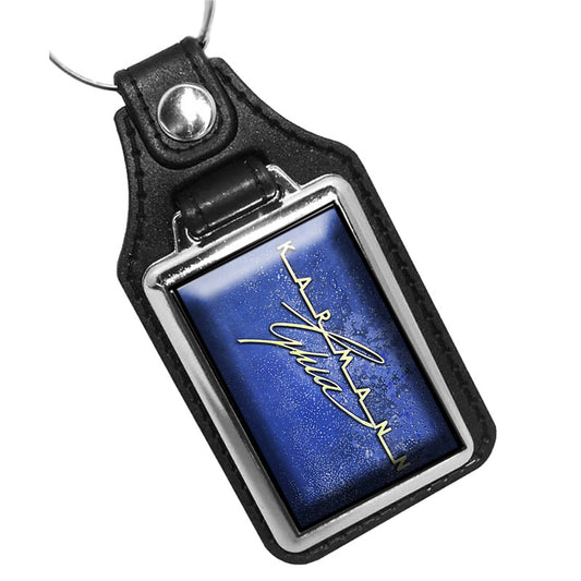 KR-1684-1 Key Ring - Classic Karmann Ghia Sports Car Blue