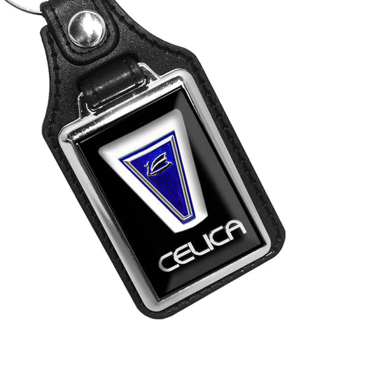 KR-1767 Key Ring - Classic 1980 Toyota Celica Blue Design