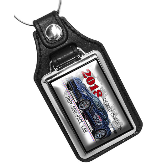 KR-1802 Key Ring - Classic 2018 Corvette Indy 500 Pace Car