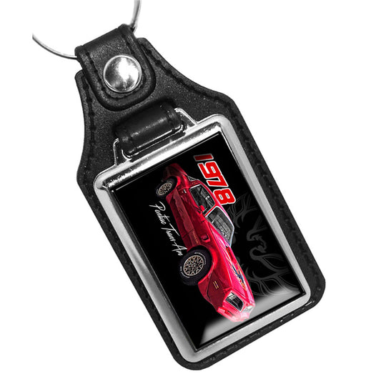KR-1803 Key Ring - Classic 1978 Pontiac Trans Am Red