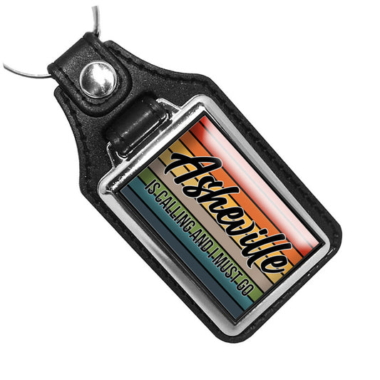 KR-1844 Key Ring - Asheville Is Calling And I Must Go