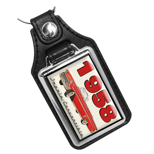 KR-1925 Key Ring - Classic 1959 Impala Convertible