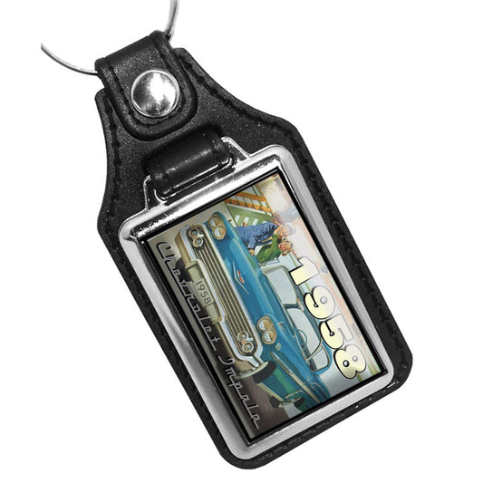 KR-1926 Key Ring - Classic 1958 Chevrolet Impala